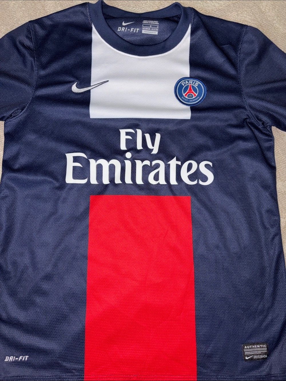 Nike Paris Saint Germain Soccer Jersey